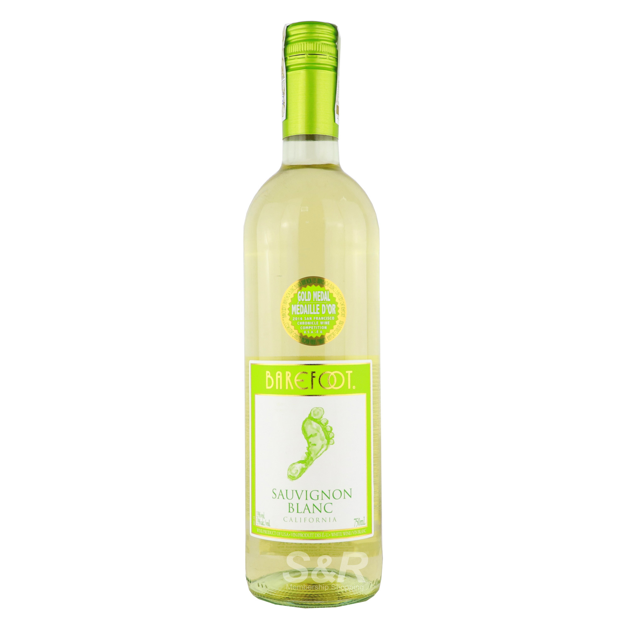 Barefoot Sauvignon Blanc White Wine 750mL